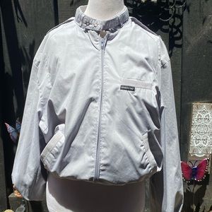 Vintage Members Only Jacket Gray SMALL
